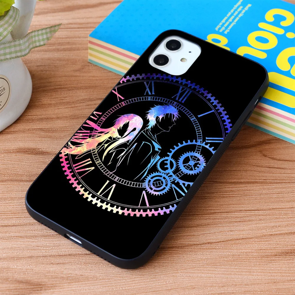 

For iPhone Steins;Gate Loving mix colors Soft TPU border Apple iPhone Case