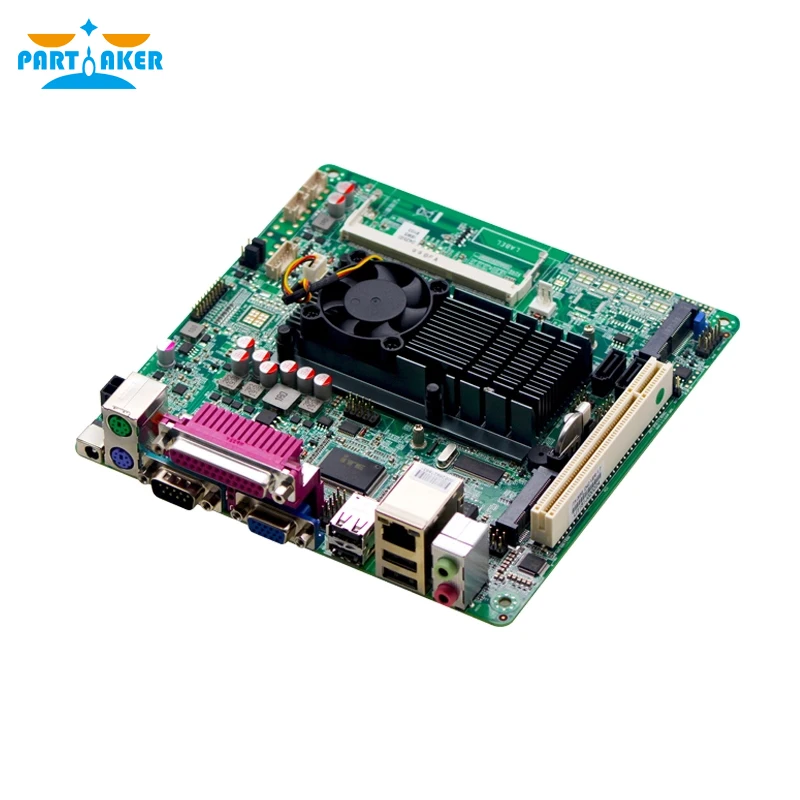 X86 мини itx материнская плата промышленного ITX M58_D42 D425 безвентиляторный POS с