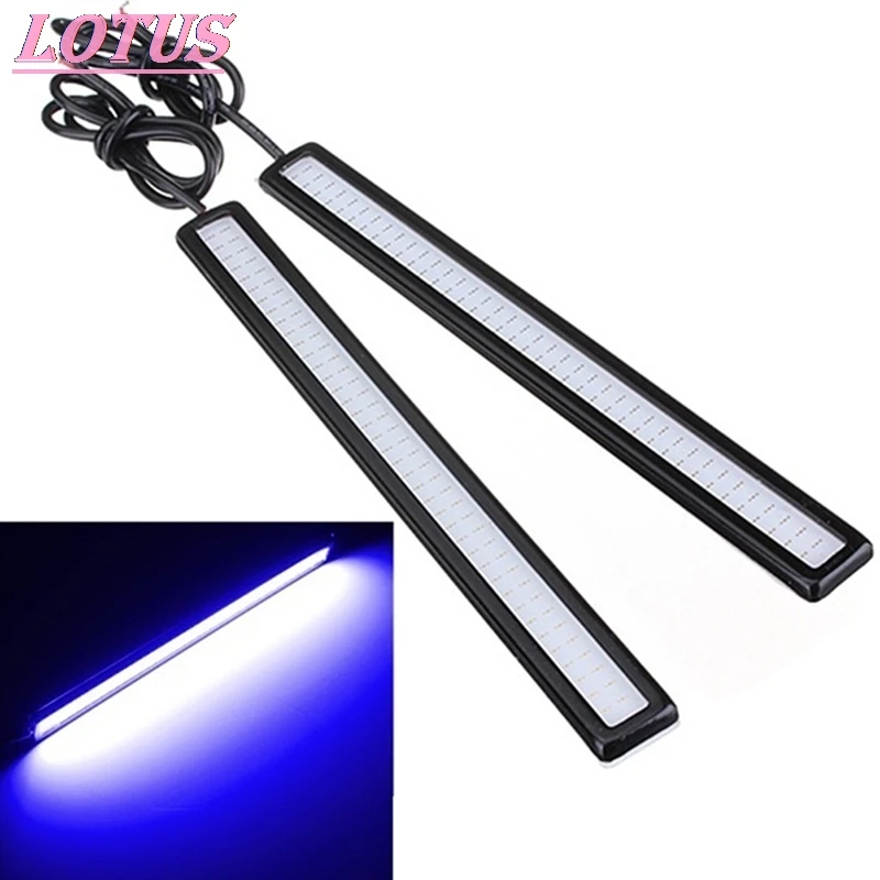 

1PC Waterproof DC 12V 17cm Blue Super Bright LED Car COB Lights DRL Fog Driving Running Lamp Hotsale