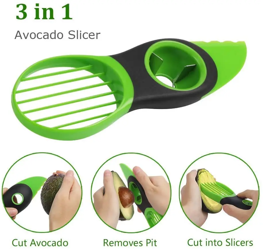 Нож для резки авокадо 3 в 1 инструмент многофункциональная Терка нож резак