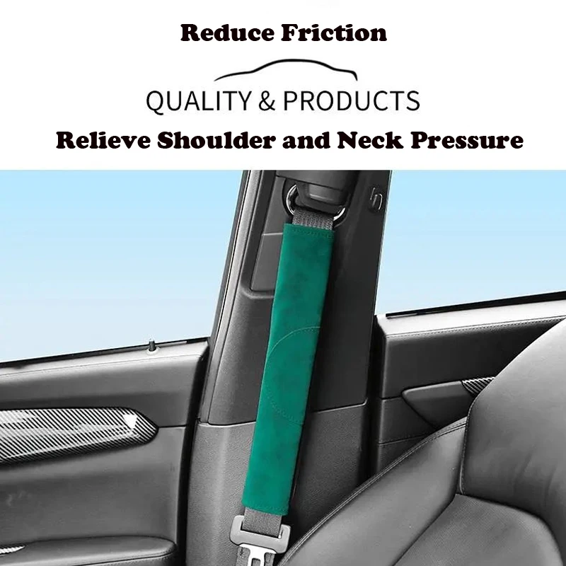 Наплечная Защита для автомобильного замшевого ремня безопасности аксессуары