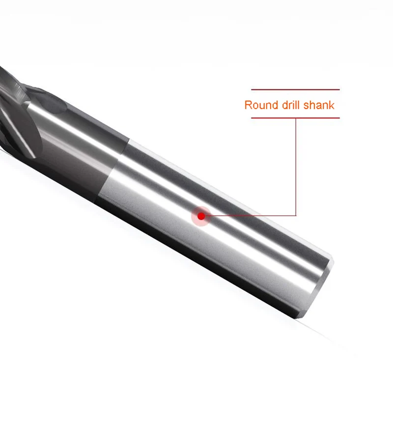4.0*75MM Tungsten Steel Milling Cutter CNC Carbide Stainless Straight Shank End 45 Degrees 1PC New | Инструменты