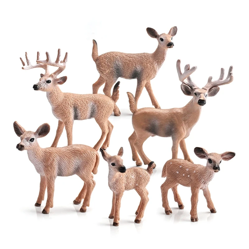 

Реалистичная модель животного в лесу, игрушка, деликатное ремесло для детской одежды, снимает стресс, улучшает умные принадлежности