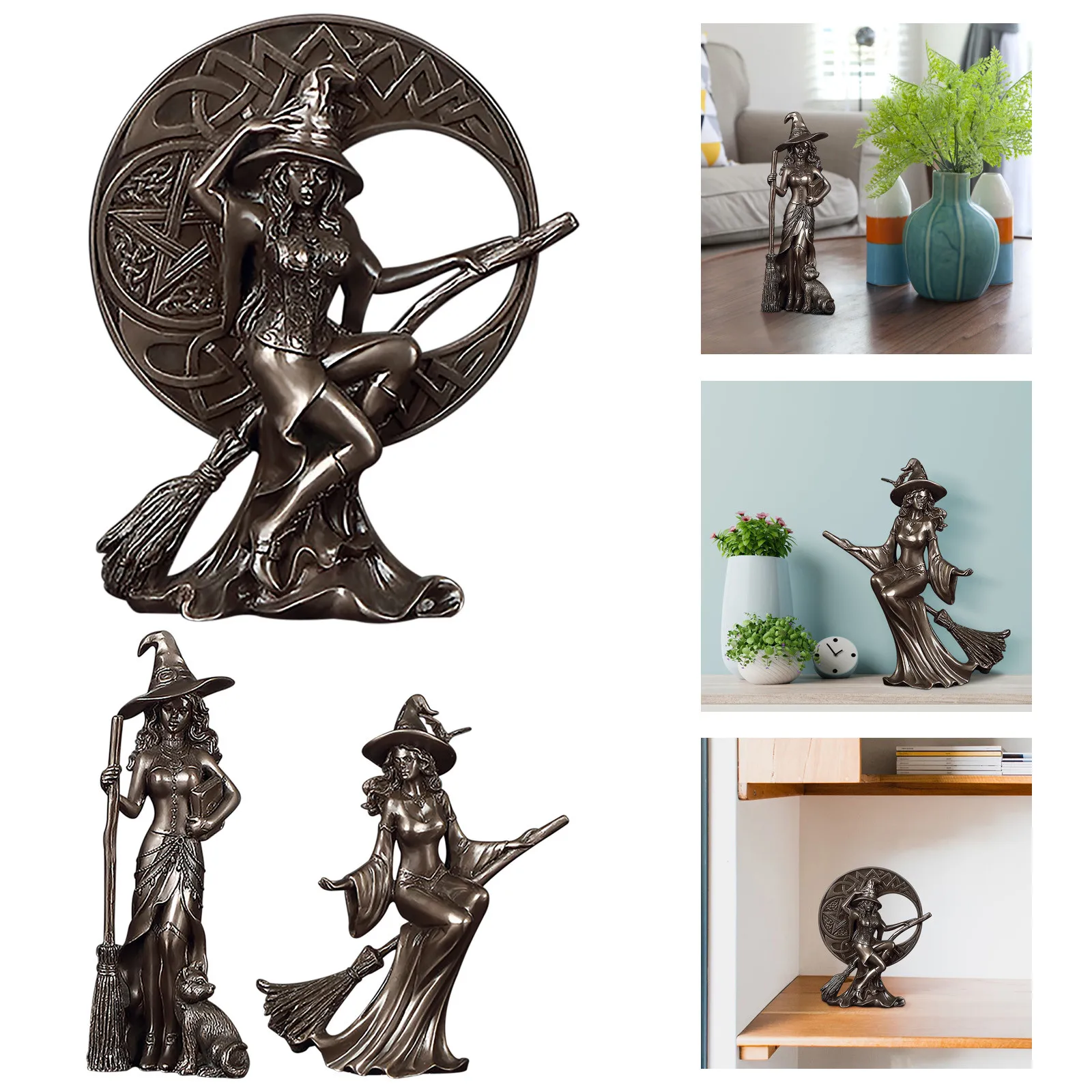 

Декор Хэллоуин ведьмы персонаж ведьмы скульптура рабочего стола креативные поделки украшение