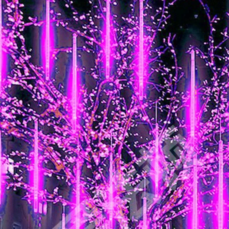 

Meteor Shower Rain Lights, Falling Raindrop Fairy String Light US Plug