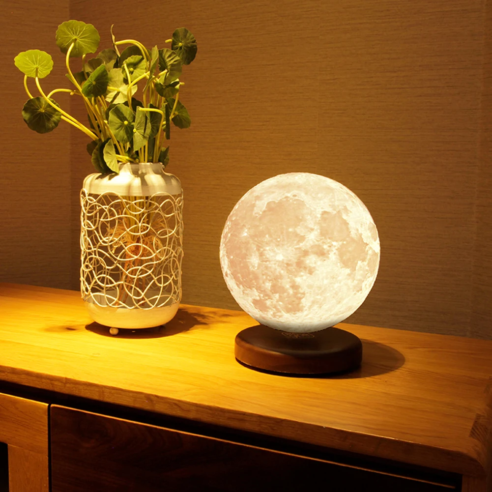 구매 LED 3D 자기 부상 문 램프 야간 조명 회전 Led 문 부동 램프 홈 인테리어 휴일 새로운 디자인 크리 에이 티브