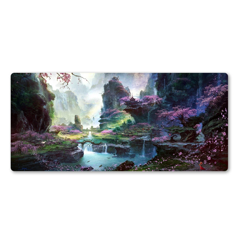 Лидер продаж Большой абстрактный Коврик для мыши с усовершенствованным