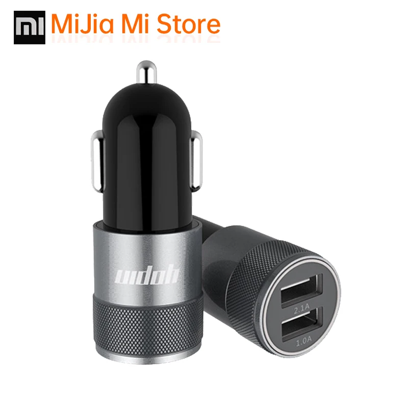 Автомобильное зарядное устройство Xiaomi Mijia Youpin быстрое 37 Вт с двумя USB портами 27