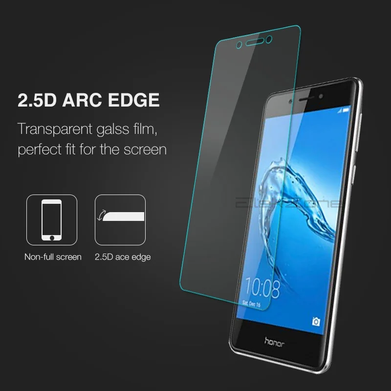 Закаленное стекло с нанопокрытием HD 9H для экрана телефона huawei Honor 6C 2.5D защитная