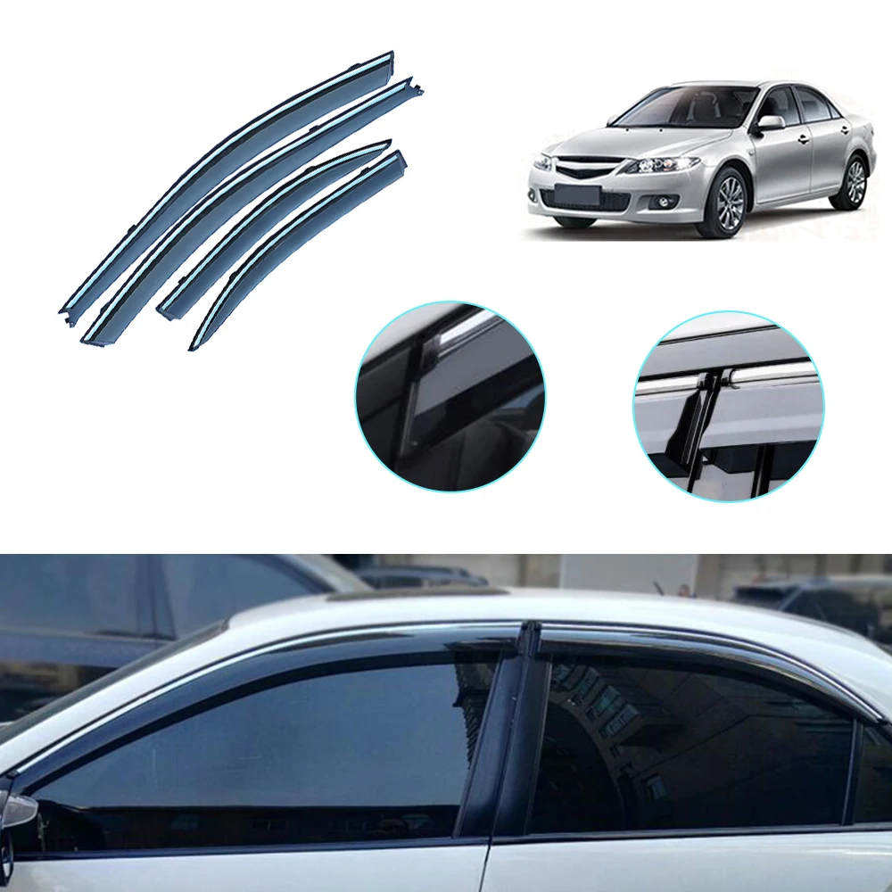 4 шт. автомобильный Стайлинг дым окно солнцезащитный дождь козырек дефлекторы