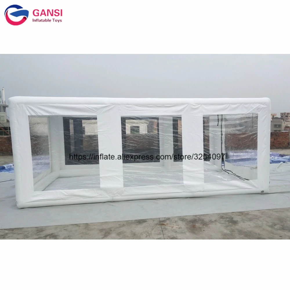 5x2 8x2 м белый надувной автомобильный тент для хранения Надувное покрытие гаража |