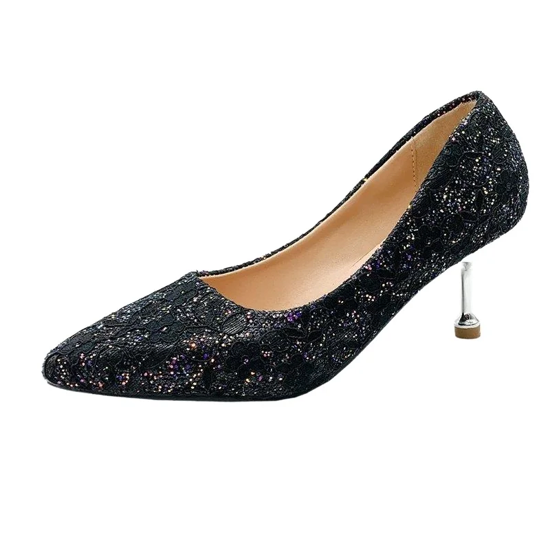 

Nubuck African Woman Shoe Summer High Heels Shallow Mouth 2021 Branded Pumps Slip On Pointed Wedge Lace-Up Burgundy Leather Casu