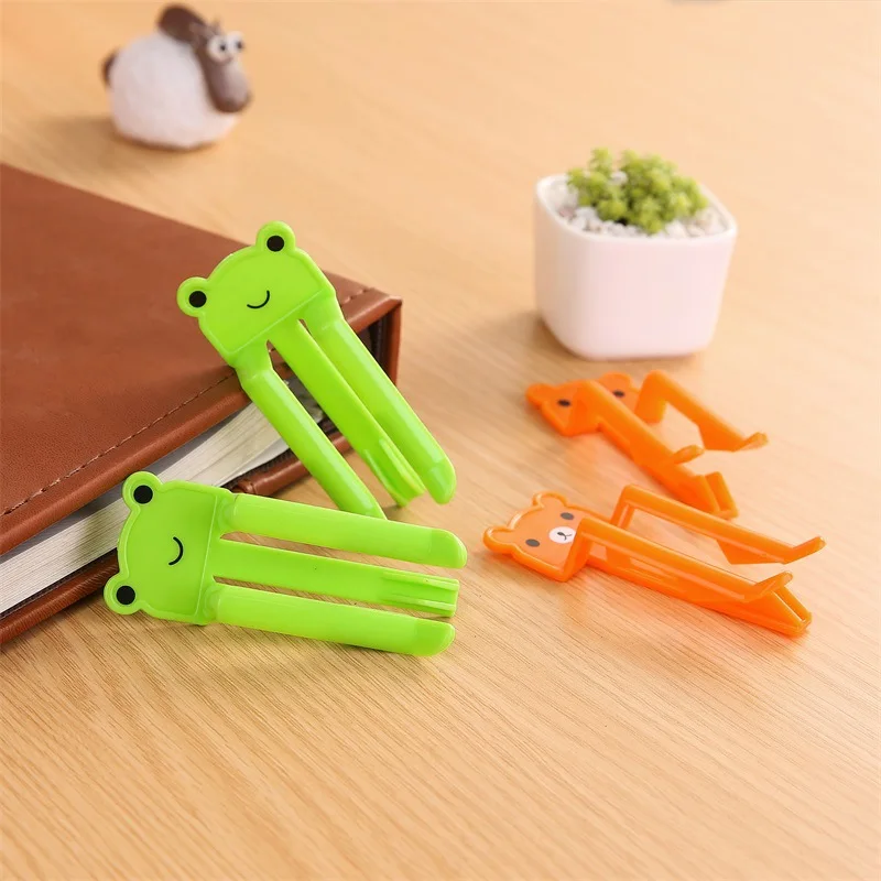 2 шт./компл. пластиковые зажимы для мусорного ящика с милым мультяшным животным
