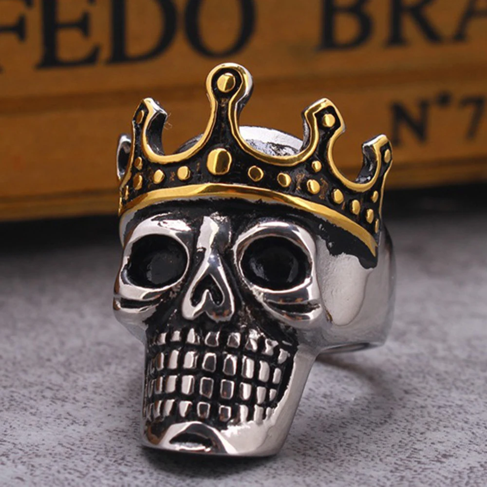 Мужское кольцо из титановой стали в стиле ретро|Кольца| |