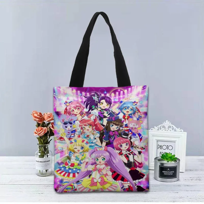 

Сумка-тоут из холщовой ткани с двусторонним принтом, 1208