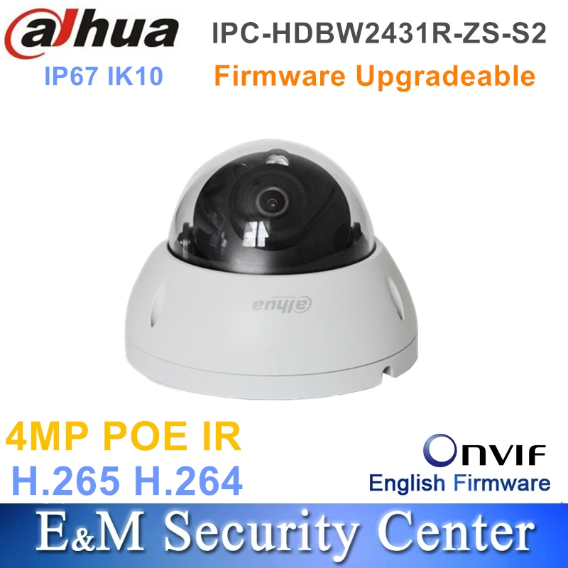 Оригинал Dahua IPC HDBW2431R ZS S2 заменить HDBW4433R 4MP Lite IP камера POE ИК переменным фокусным