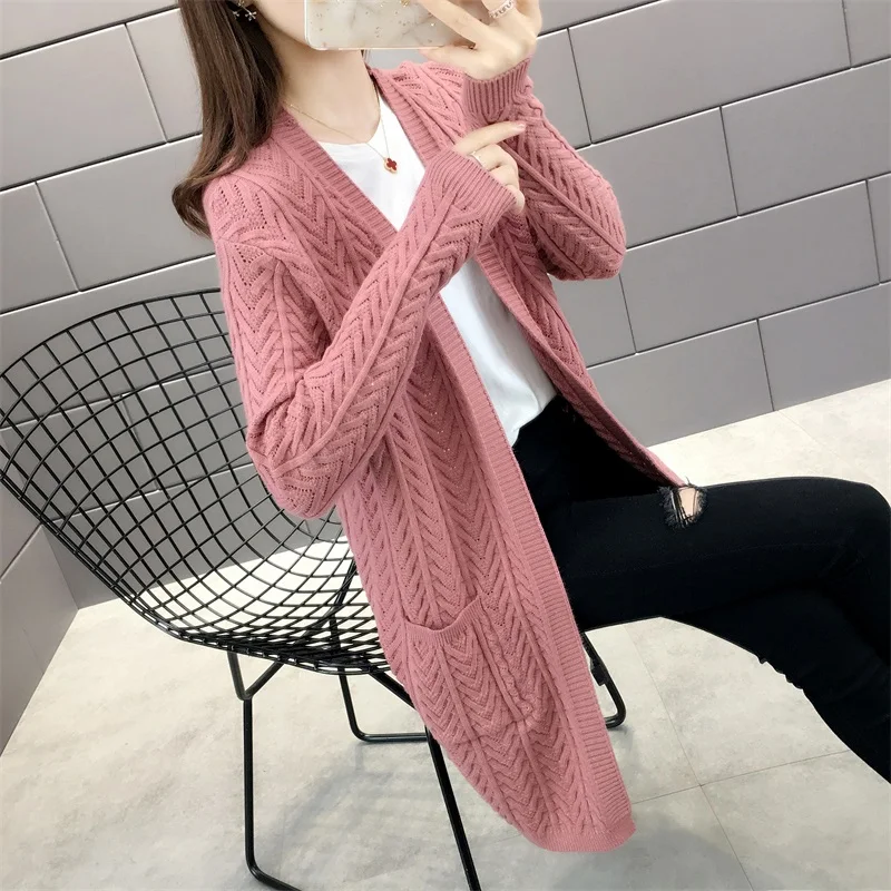 Женский вязаный кардиган с рукавом летучая мышь |