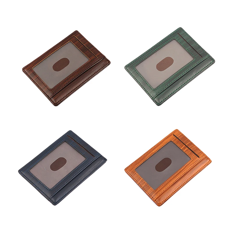 Горячая Распродажа кошелек из искусственной кожи под дерево короткий для монет с