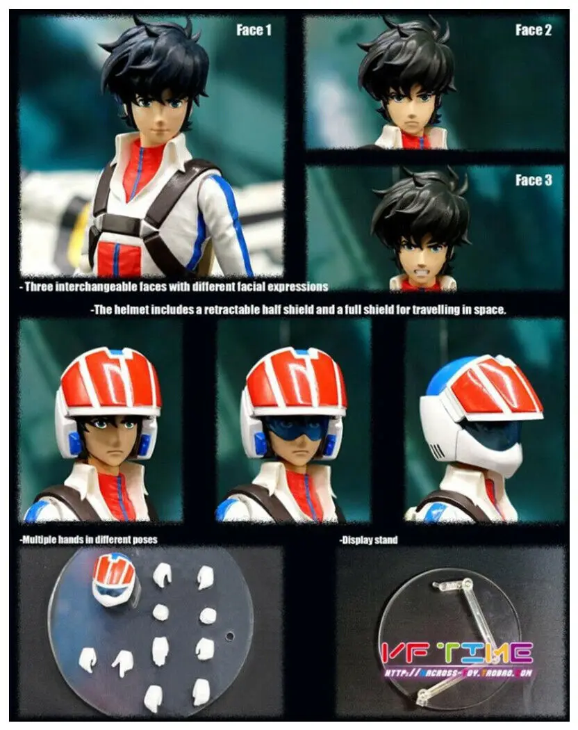 Kitz концепция 1/12 Robotech Macross Сага Рик Охотник фигурка игрушка