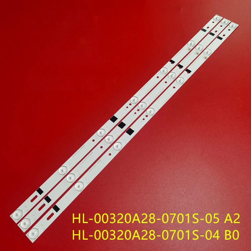 

6pcs LED Backlight Strip for JVC HL-00320A28-0701S-04 B0 HL-00320A28-0701S-05 A2 A3 LED-32D8 LT-32DE75 180.DT0-32D900-0H