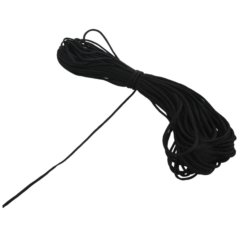 Паракорд 100 футов 550 парашютный шнур для выживания-черный | Дом и сад