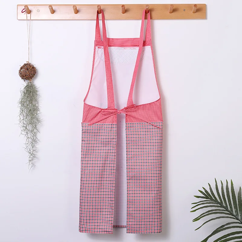

Embroidered waterproof apron fashion home clothes kitchen summer restaurant overalls