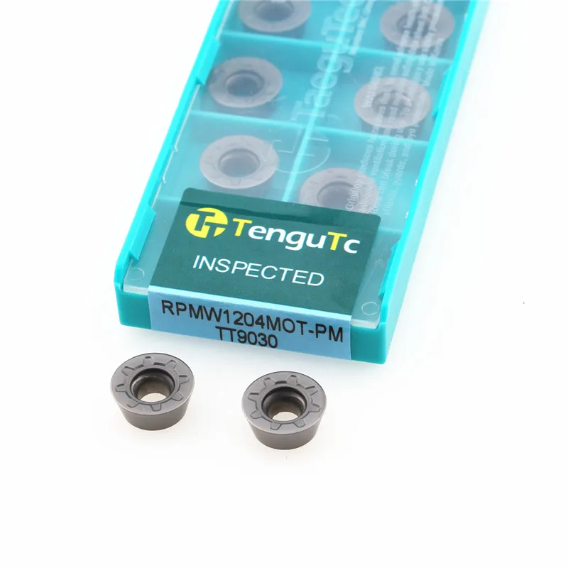

10PCS RPMT1204MOT PM TT9030 RPMT1204MO DQ MQ TT TT9080 RPMT1204MOE JS Milling Inserts CNC Lathe Cutting Tools Turning