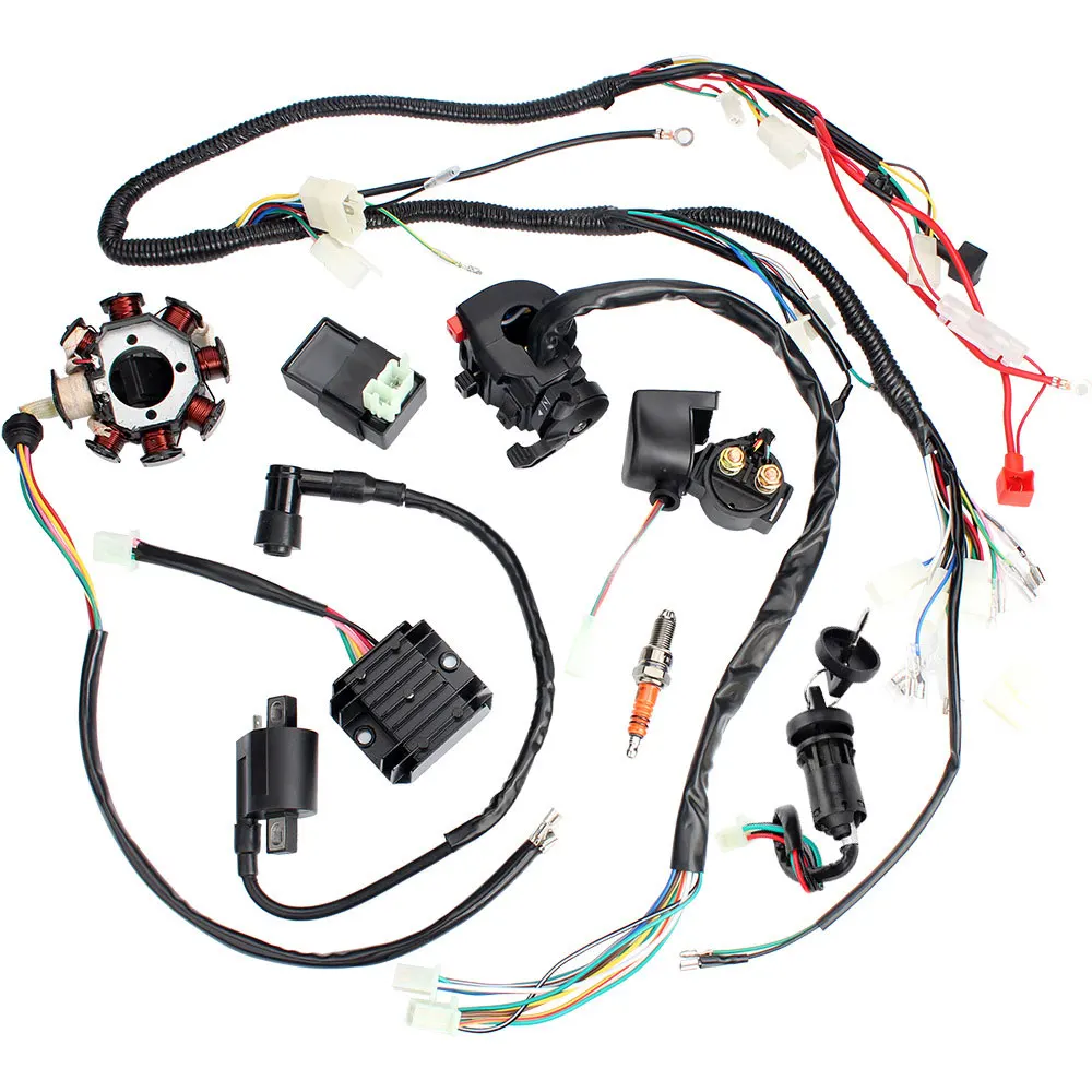 Обновленная электрическая проводка CDI статор в сборе для 150cc 200cc 250cc нажимной