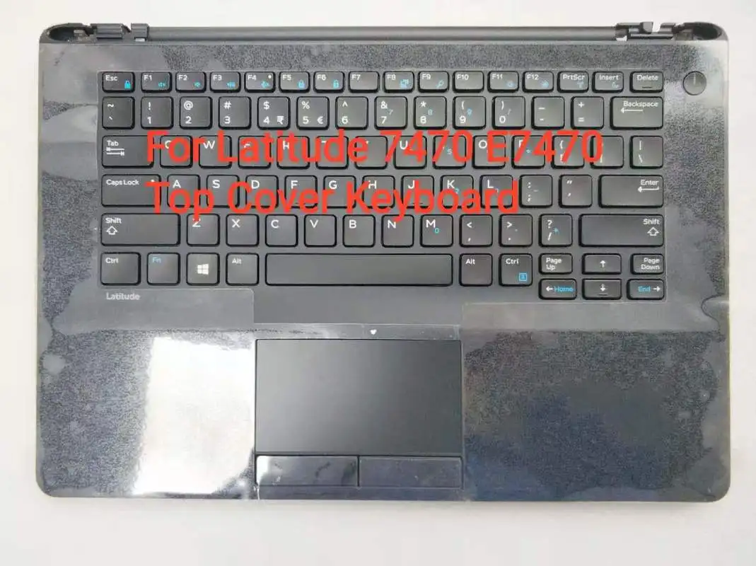 

Подставка для ноутбука Dell Latitude 7470 E7470 C, черный корпус клавиатуры с расположением US, DP/N:082YMC 0Y4J6R