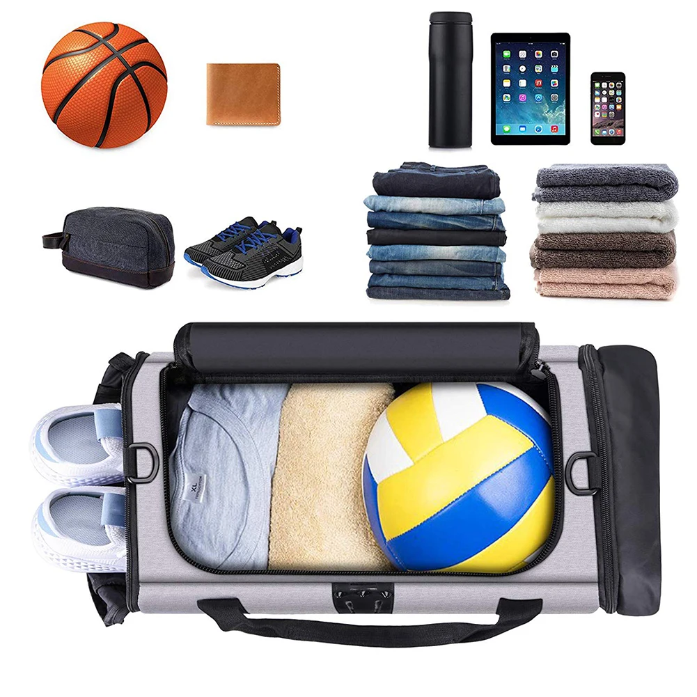 Повседневный Рюкзак через плечо сумка тоут походная спортивная с обувным