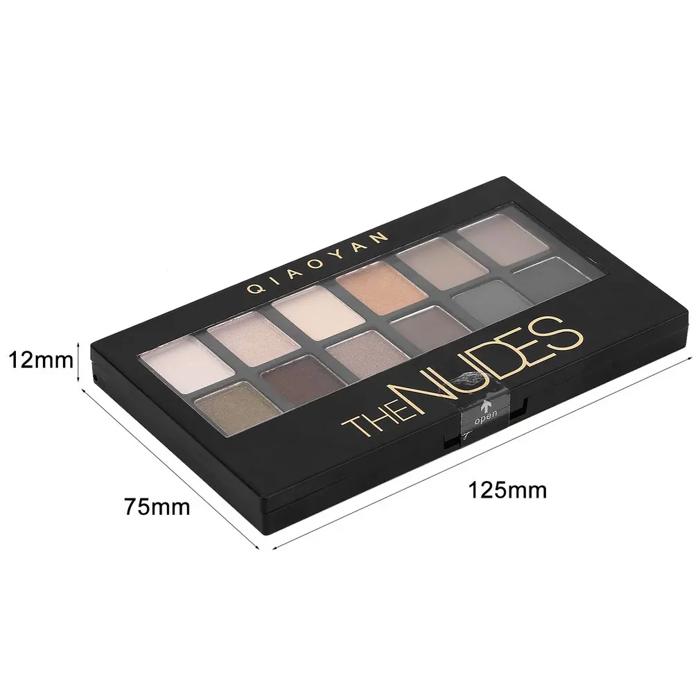 Набор матовых теней для век 12 цветов профессиональный набор косметических век| |