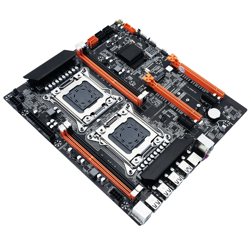 

X79 Motherboard LGA2011 Support Dual CPU DDR3 Supports 4X32G M.2 NVME for LGA 2011 Xeon Series