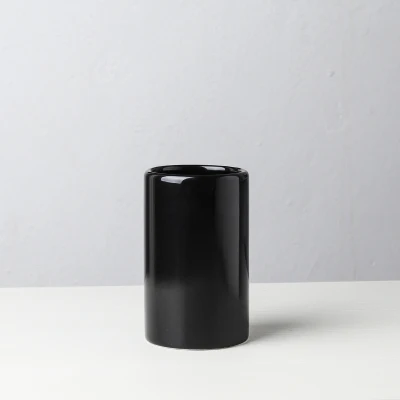 Cup-black Простой керамический дозатор жидкого мыла, резервуар для лосьона, домашний отельный пресс, гель для душа, бутылка для мыла для рук, дозатор мыла, набор, черный, белый mx9101716 - Цвет: Cup-black