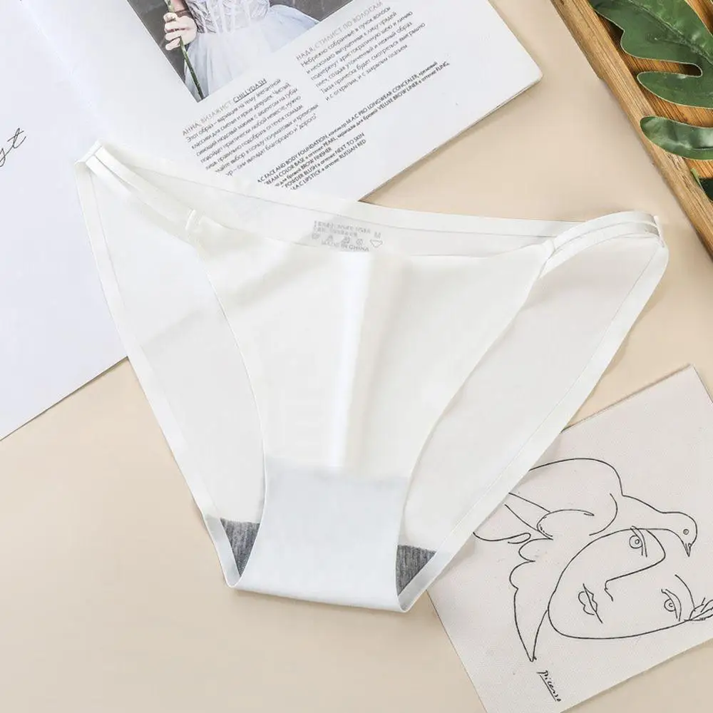 Женские летние брифы-бикини соблазнительные хлопковые дышащие сексуальные