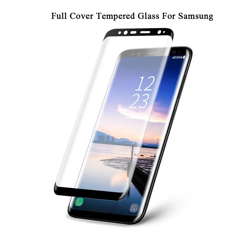 Полное покрытие из закаленного стекла для samsung Galaxy A9 J5 J7 Prime J3 A3 A5 A7 Защитная пленка для экрана
