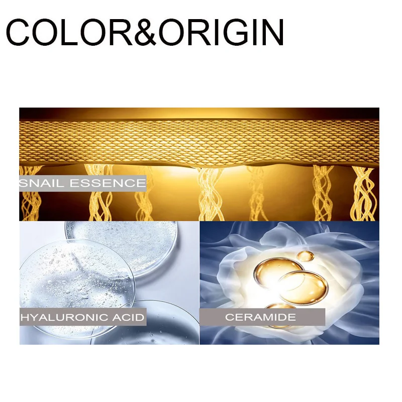 Цвет и источник Улитка отбеливающая эссенция крем с гиалуроновой кислотой лица