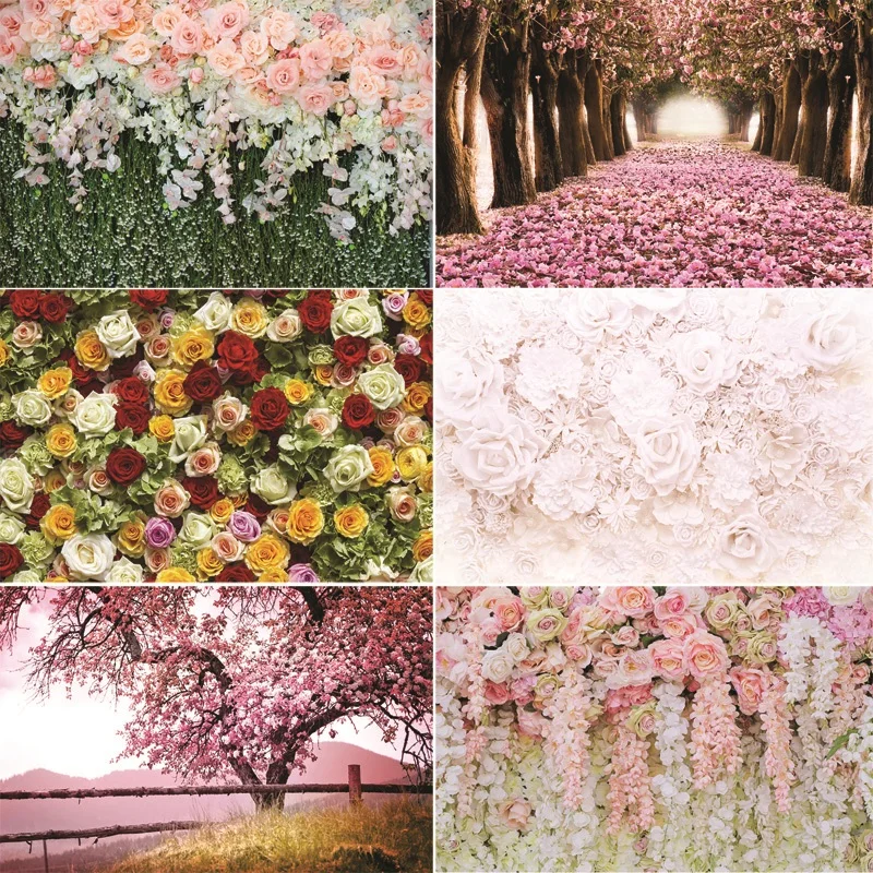 

Vinyl Custom Photography Backdrops Prop flower Photography Background 200509F-1