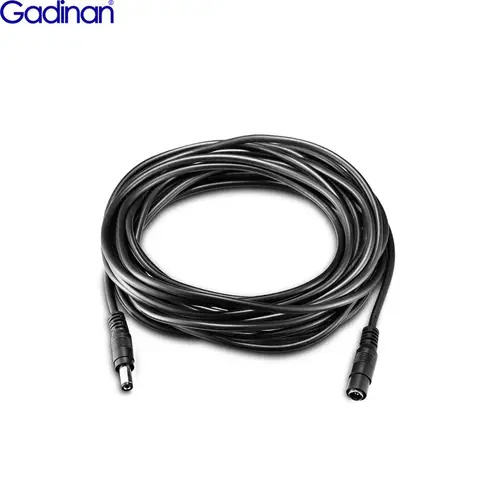 Удлинитель кабеля питания 12 В постоянного тока 3 м/5 м/10 м 5,5 мм x 2,1 мм Штекерный удлинитель штекерного штекера для 12В камеры видеонаблюдения IP Wi-Fi