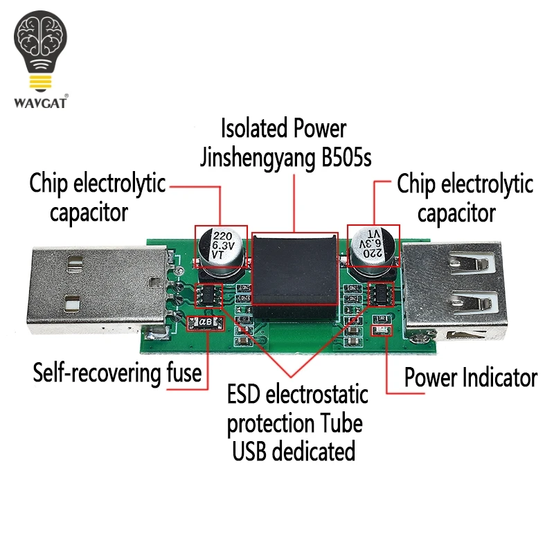 USB-модуль 1500 В 1 5 кВ Мбит/с | Электронные компоненты и принадлежности