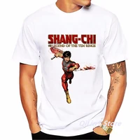 2022 new movie shang chi and the legend of the ten rings tshirt homme vintage graphic t shirts summer top mens t shirts white