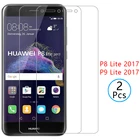 Чехол для huawei p8 p9 lite 2017, защита экрана из закаленного стекла для p 8 9 light p8lite p9lite 2017, защитный чехол для телефона