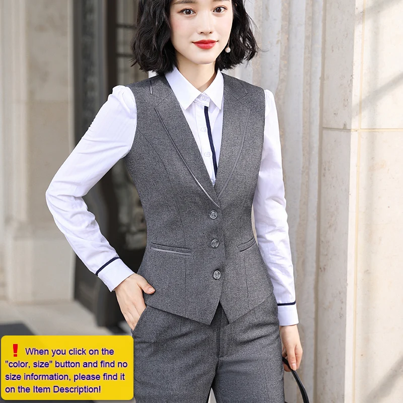 

Women Quality Suit Set Blazer Office Ladies Work Wear Women OL Pant Suits Formal Female Blazer Jacket trousers 2 Pieces