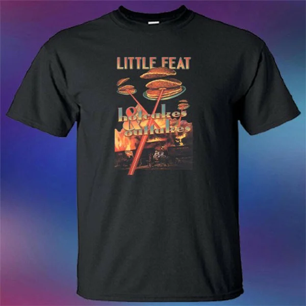 

Little Feat Hotcakes & Outtakes Rock Album Men's Black T-Shirt Size S-3XL