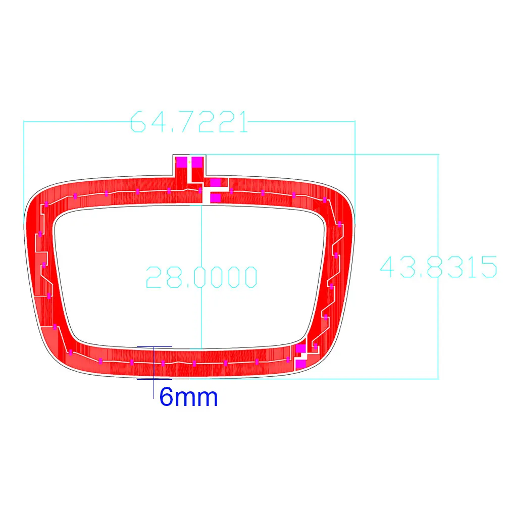 Индивидуальные светодиодный автомобильный светильник ing голубой цвет 12В 5 Вт COB