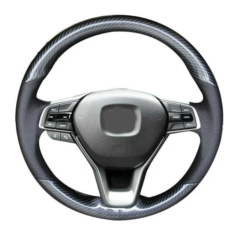 

Car Steering Wheel Hand Sewing Wrap Cover Fit For Honda Accord / Insight 2019