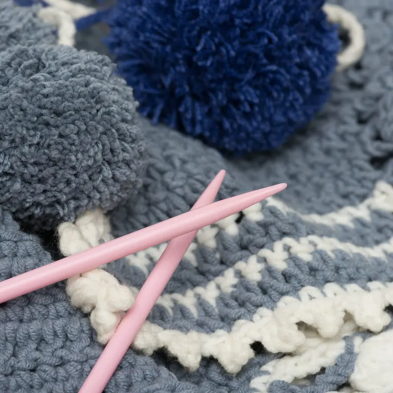 Набор крючков для вязания 14 прямых спиц 12 шт. маленькие кружевные крючки набор