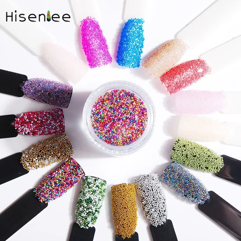 

20g/box Nail Transparent Beads Bubble Elf Bead Caviar DIY Nail Decoration Accessories Send Nail Small Gravel Manicure Decoration