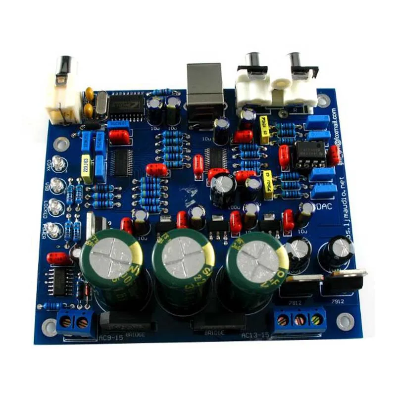 CS8416 + CS4398 DAC DIY Kit с коаксиальным USB-декодером 24/192K 32K-192K/24 бит AC15V для Hi-Fi-усилителя |
