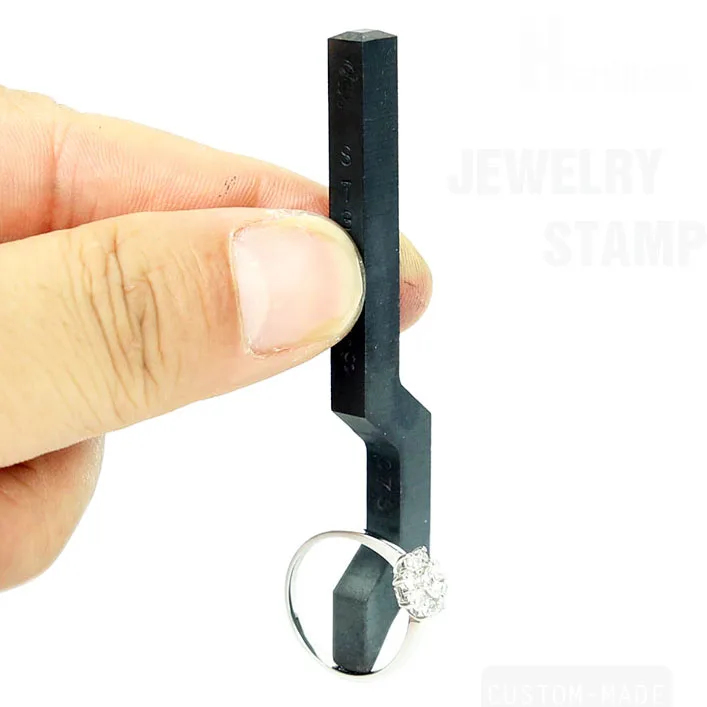 Золотое/серебряное кольцо ювелирные изделия Круглый штамп Серебряный