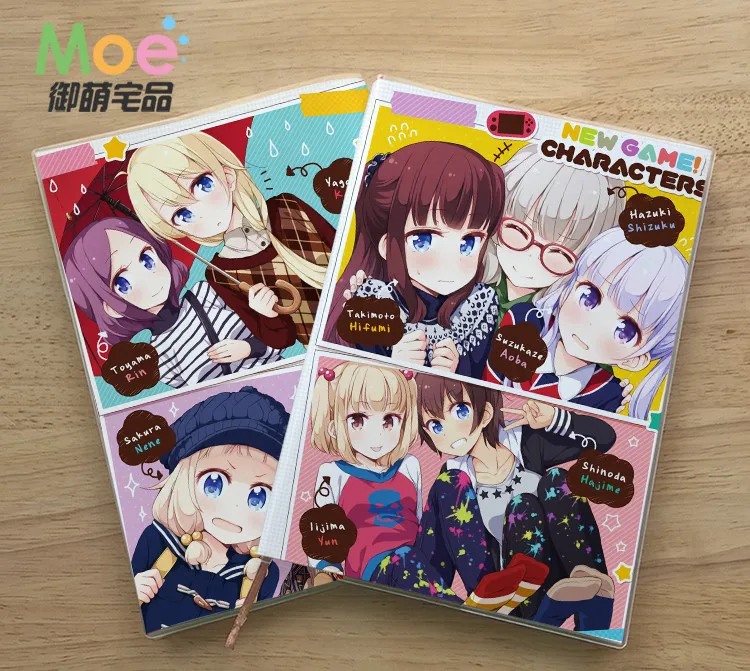 

Anime New Game Figure Student Writing Paper Notebook Delicate Eye Protection Notepad Diary Memo Gift